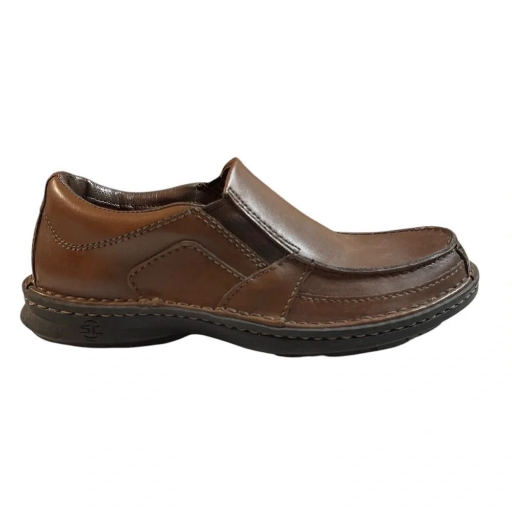 Skechers Carrera Leather Slip-On Loafers | Men’s Size 9.5